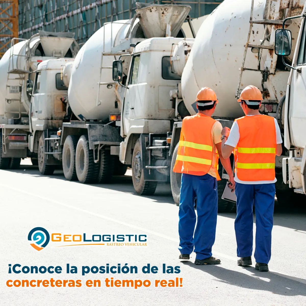 Control de rutas de entrega de concreto con rastreo GPS